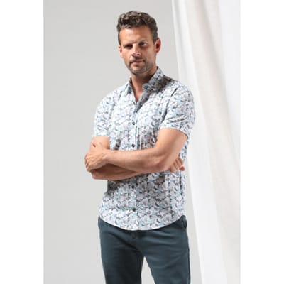 Gabbiano Overhemd Palor 3365306 5888 Lagoon Green Mannen Maat - L