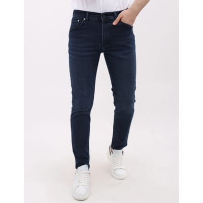 Jeans Heren - Spijkerbroek Heren Volwassenen - Heren Jeans Regular fit - Stretch Jeans Heren - MM-R-12 - Blauw