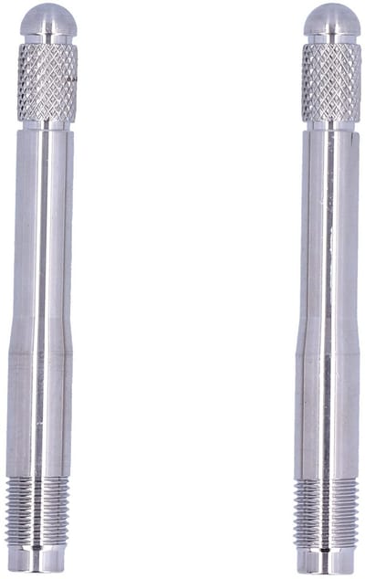 Dailygoods- Wielboutuitlijningspennen Roestvrij Staal - 2 Stuks - M14 x 1,5 Draad - Geschikt voor Diverse Automodellen - Eenvoudige Installatie - Duurzaam en Sterk - Wieltap