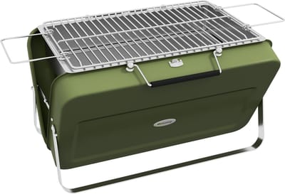 Draagbare bbq, mini-houtskoolgrill