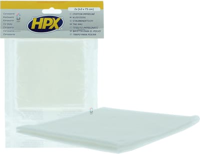 HPX kleefdoek - stof verwijderen - 2 stuks - 43 x 75 cm
