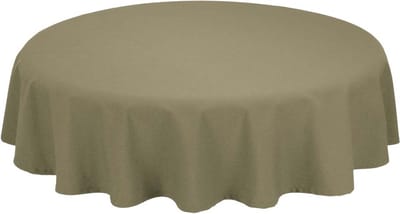 Treb Horecalinnen Tafelkleed Rond Olive 132cm Ø - Treb SP
