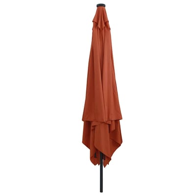 vidaXL Tuinparasol Terracotta 295 x 295 x 245 cm Polyester en staal