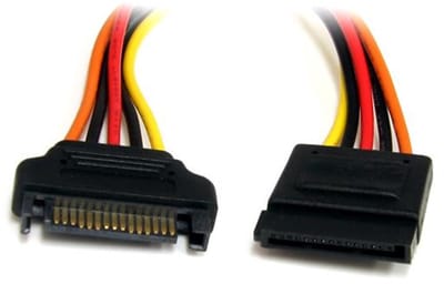 StarTech.com 15 pin SATA Power Extension Cable