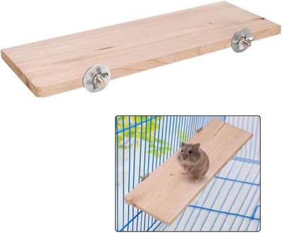 Hamster Platform rechthoek natuurlijke houten stand platform huisdier pedaal Raad kooi kauwen speelgoed kleine dieren habitat decor Voor muis Chinchilla Chipmunk rat