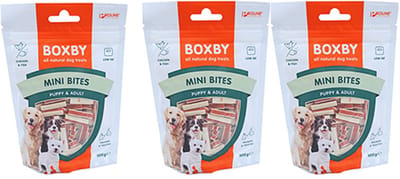 Proline Boxby puppy snacks mini bites, 100 gram - per 3 verpakkingen