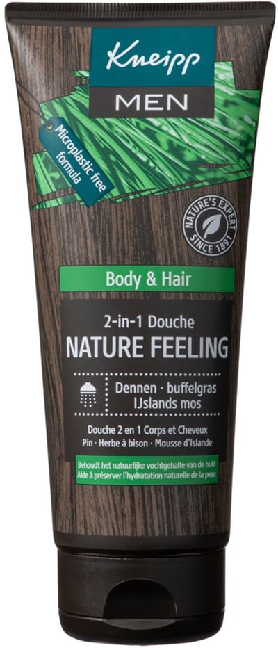 Kneipp Douche Men 2-in-1 Nature Feeling - 3 x 200 ml - Voordeelverpakking