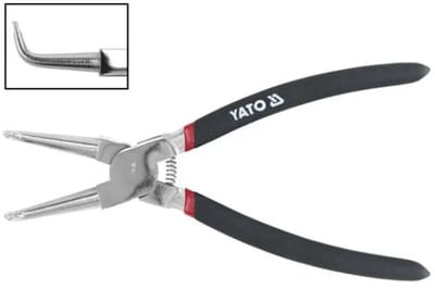 Yato Seegerborgtang intern, gebogen 150 mm Cr-V
