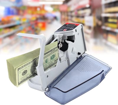Automatische Bankbiljet Tellers met LED Display, Snelheid 600 Vel/Minuut