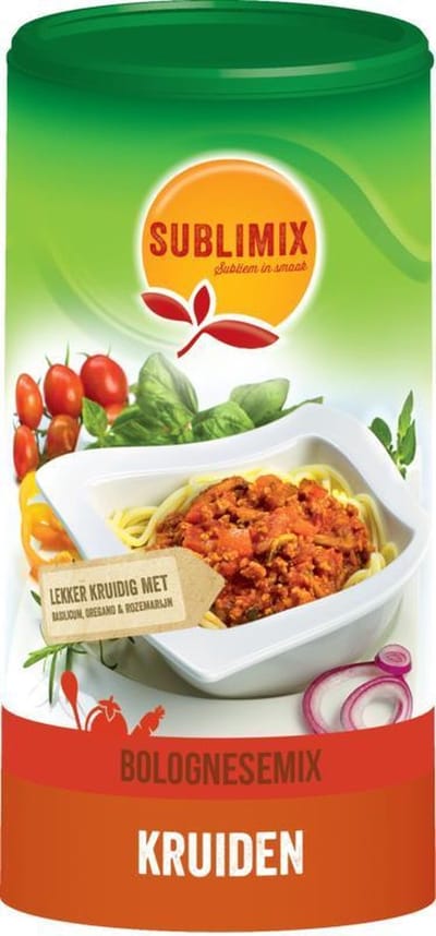 Sublimix Bolognese Mix Kruidenmengsel 250GR