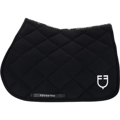 Springzadel met geborduurd logo voor paard Equestro