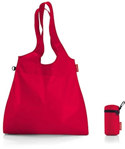mini maxi shopper L 44 x 68 x 9 cm 22 liter rood