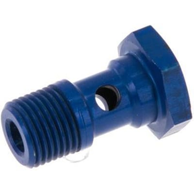 Banjobout 1-weg Aluminium G1/8'' buitendraad 19mm [5 Stuks]