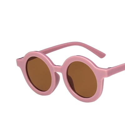 Kinderzonnebril - Zonnebril meisje- Zonnebril jongen - Zonnebril - UV bescherming - Trendy - Hip - Retro - Paars  - Gewoon Leuk!
