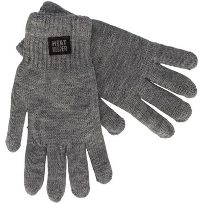 Heat Keeper Thermo Handschoenen Heren Middle Grey- TOG Waarde 1.9