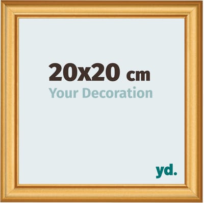 Your Decoration - Fotolijst 20x20 cm - MDF - Goud Mat - Lazio