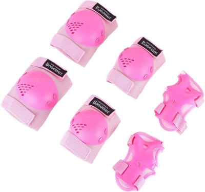 Beschermende Uitrusting Set - Knie Elleboog Pads - Sport Veiligheid - Verstelbare Bandjes - Maat M (6-15jr) - Zwart