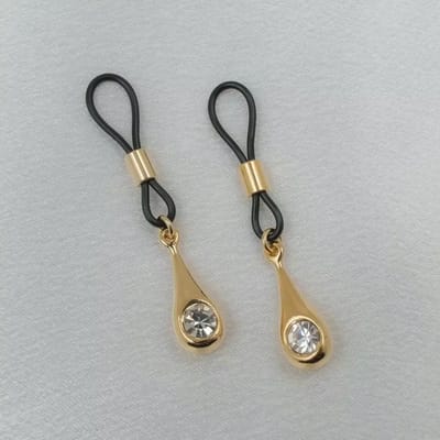 Sylvie Monthulé | Gold Nipple Clamps and Nipple Jewelry | Breast Drops