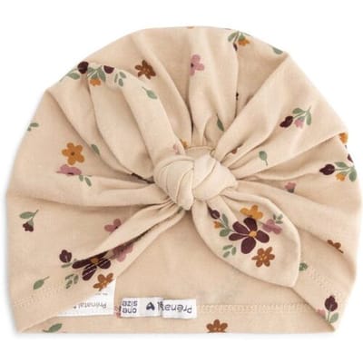 Prénatal newborn tulband Light Sand Brown 1MT dames