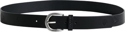 Desigual Leren Riem Belt Julieta Belt W95 Black Zwart