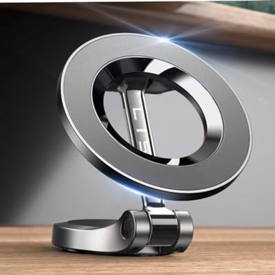 Auto Telefoonhouder Magsafe [24 Super Magneet], 360° Draaibare Car Phone Mount, Magsafe Accessoires Compatibel met Smartphones