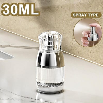Plastic Douchegel Dispenser Badkamer Shampoo Conditioner Zeepfles Reis Lotion Sprayfles Draagbare Lege Reispotjes beige
