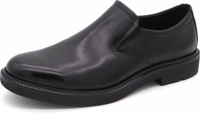 Ecco Metropole London Heren Instapper - 525624-01001 Zwart - Maat 46