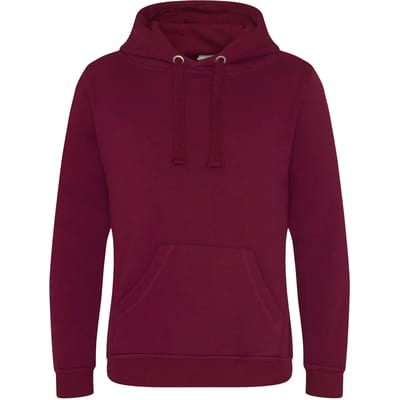 Just Hoods Graduate Heavyweight Hoodie JH101 - Burgundy - 3XL