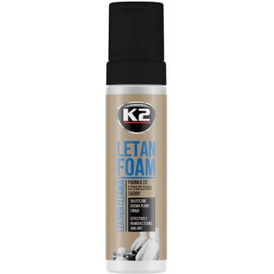 K2 Letan Serie - Leren Reinigingsschuim - 200ml - Auto Tapijtreiniger - Voor Alle Kleuren - Verwijdert Hardnekkige Vlekken