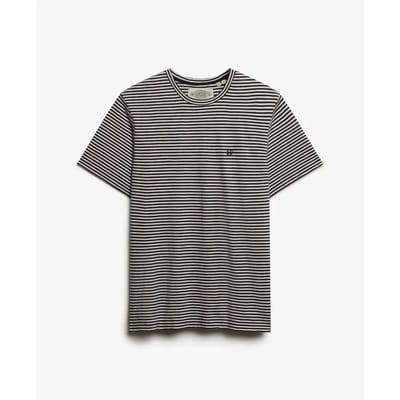 Superdry - Classic Essential Gestreept T-shirt - Heren - T-shirts