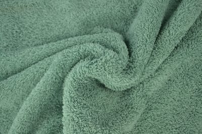 10 meter badstof - Oud groen - 90% katoen - 10% polyester