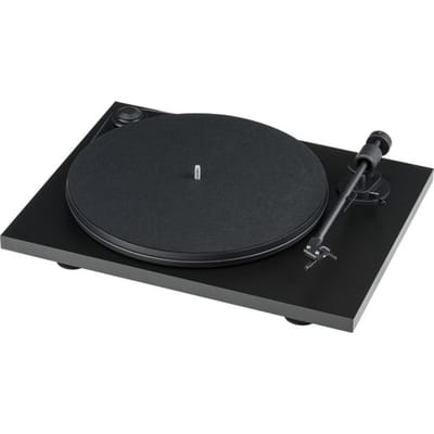 Pro-Ject Primary E Phono OM NN Platenspeler Voorversterkt - Natuurlijke Weergave - Helder Geluid - Retro Vinlyspeler - Zwart