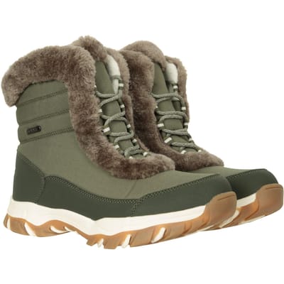 Mountain Warehouse Dames/Dames Ohio Thermische Snowboots met Korte Schacht (Licht Khaki)