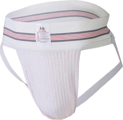 MM Sports The Original No. 10 Swimmer/Jogger Jockstrap 3 inch White - MAAT XXL - Heren Ondergoed - Jockstrap voor Man - Mannen Jock