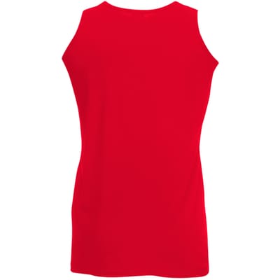 Fruit Of The Loom Heren Atletisch Mouwloos Hemd / Tanktop (Rood)