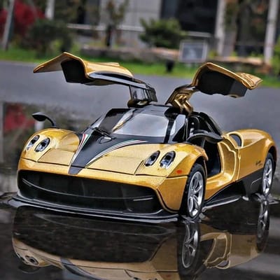 1:36 Modèle de Voiture de Sport en Alliage Pagani Huayra Dinastia Modèle de Voiture Jouet en Métal Moulé sous Pression Son Lumière Collection Cadeau pour Enfants F562