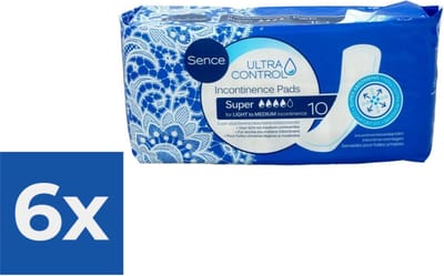 Sence Maandverband Super Plus 10 stuks - Voordeelverpakking 6 stuks