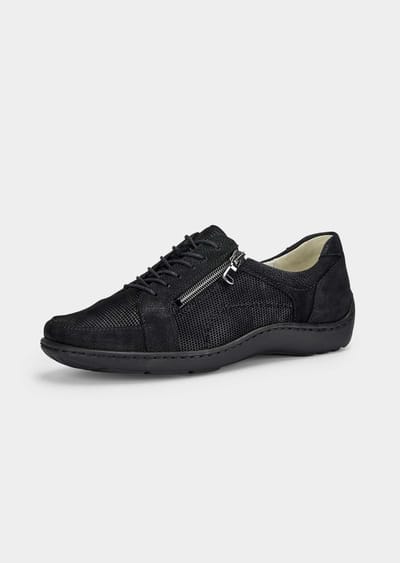 Lage schoenen met rits - zwart - Gr. 36 van Goldner Fashion