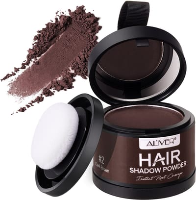 Uitgroei Poeder Donker Bruin- Hair fiber - Spray - Verf - Haar - Lijn - Vezels