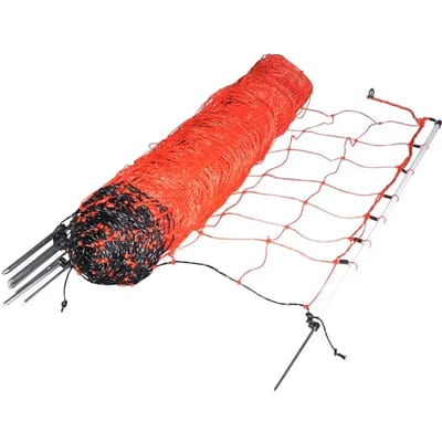 Gallagher Schapennet 90cm x 50m Witte Palen (enkele pen) - Voor veilige afrastering van schapen
