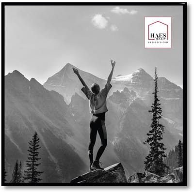 HAES deco - Kunststof fotolijst 50x50 zwart Easy Frame - EF18B