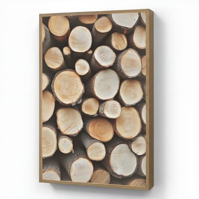 Wandlamp 70x100 cm - Oplaadbaar - Hout - Boomstammen - Textuur - Wandlampen binnen woonkamer - Slaapkamer lamp - Decoratieve nachtlamp - Vloerlamp draadloos