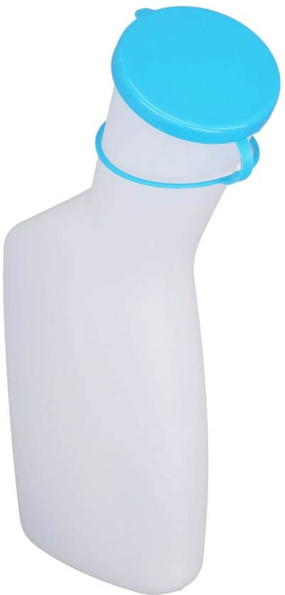 Dailygoods- Urinefles 1000ml - Draagbaar Urinoir - Lekvrij - Geschikt voor Zorg en Reizen - Eenvoudig te Reinigen - Stevig Materiaal
