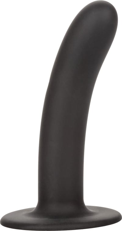 Calexotics - Boundless Smooth - Gladde Strap-on Anaal Plug met Zuignap - Siliconen - Drie Maten - Zwart M