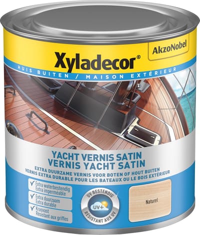 Xyladecor - Yacht Vernis Zijdeglans - Naturel - 0,25 L