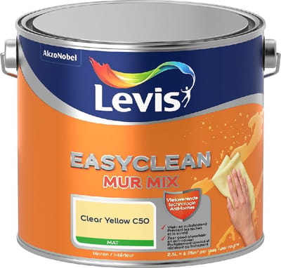 Levis - Easyclean Mur Mat Mix - Clear Yellow C50 - Mengverf - 2,5 L