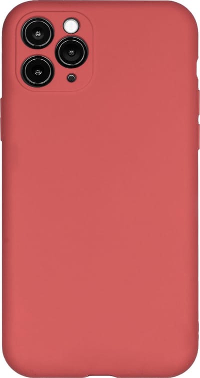 BMAX Siliconen hard casehoesje geschikt voor Apple iPhone 11 Pro / Hard Cover / Beschermhoesje / Telefoonhoesje / Hard case / Telefoonbescherming - Roze