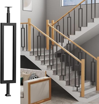 Trapleuning Spindel - Trap Baluster - Veiligheid Thuis - Verstelbare Hoek - 85-125 cm - Goud