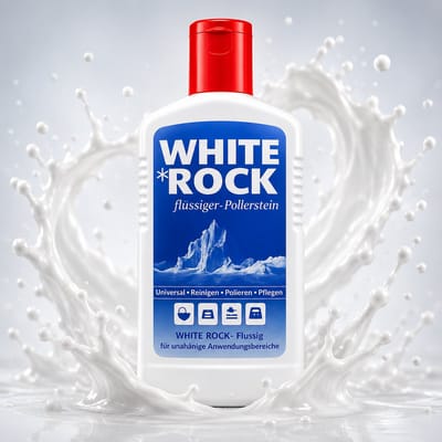 White Rock - Witte Poets steen - Vloeibaar- 700g - Milieuvriendelijk - Biologisch afbreekbaar