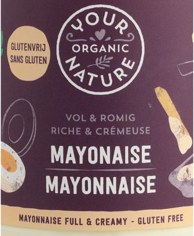 Your Organic Nature Mayonaise Vol & Romig Biologisch - 370 ml